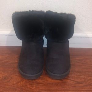 Mini Fur black boots size 36 EU = 5.5 US